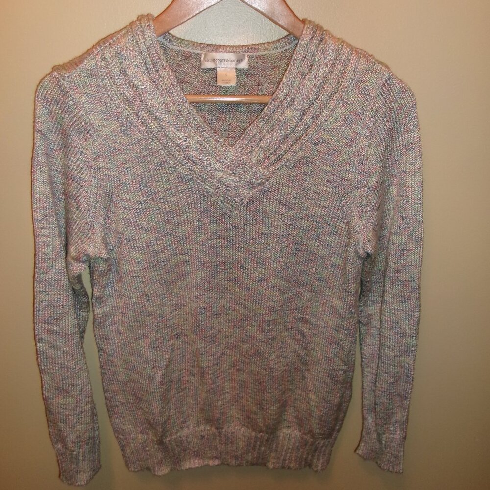 Christopher & banks Sweater Small Multi-color